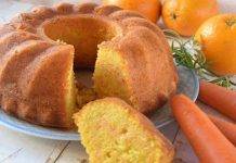 Ciambellone di carote arancia e mandorle