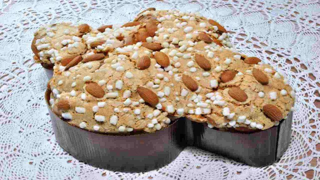 Colomba alle mandorle e gianduia