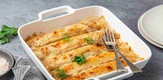 Crespelle al forno con prosciutto e formaggio