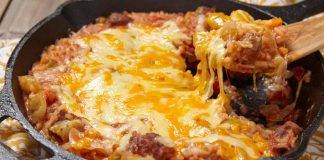 Pasticcio di riso con sugo di salsicce e scamorza - ricettasprint