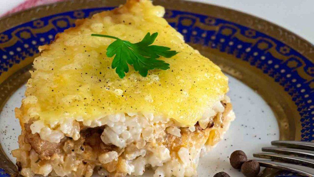Riso in bianco al forno con funghi una veloce e golosa ricetta