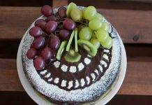 Torta al cioccolato e kiwi