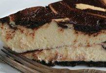 Cheesecake variegata alla nutella