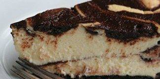 Cheesecake variegata alla nutella