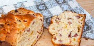 plumcake salato con scamorza e prosciutto crudo - ricettasprint