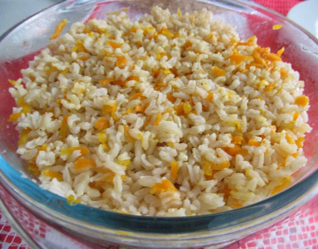 riso integrale con carote - ricettasprint