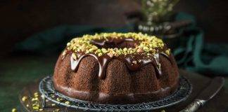 torta al pistacchio e triplo cioccolato - ricettasprint