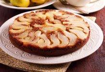 torta di pere al vino rosso - ricettasprint