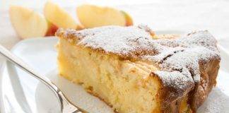 torta mele e panna della nonna - ricettasprint