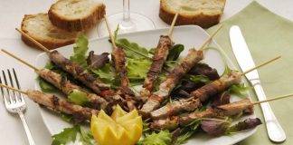 Arrosticini di tacchino light al cartoccio FOTO ricettasprint