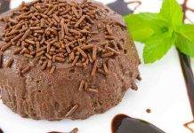 Budino light al cioccolato