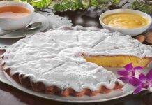 Crostata al burro di arachidi con crema