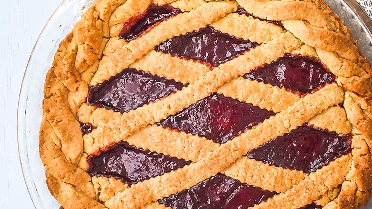 Crostata integrale senza burro e uova