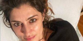 Elisa Isoardi foto audace sotto la doccia Strano dettaglio - ricettasprint.jpg