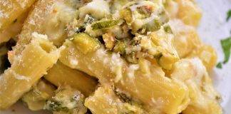 Maccheroni con crema di patate zucchine e mozzarella - ricettasprint