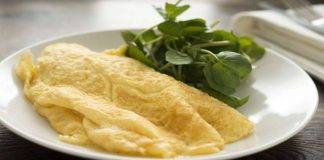 Omelette al gorgonzola