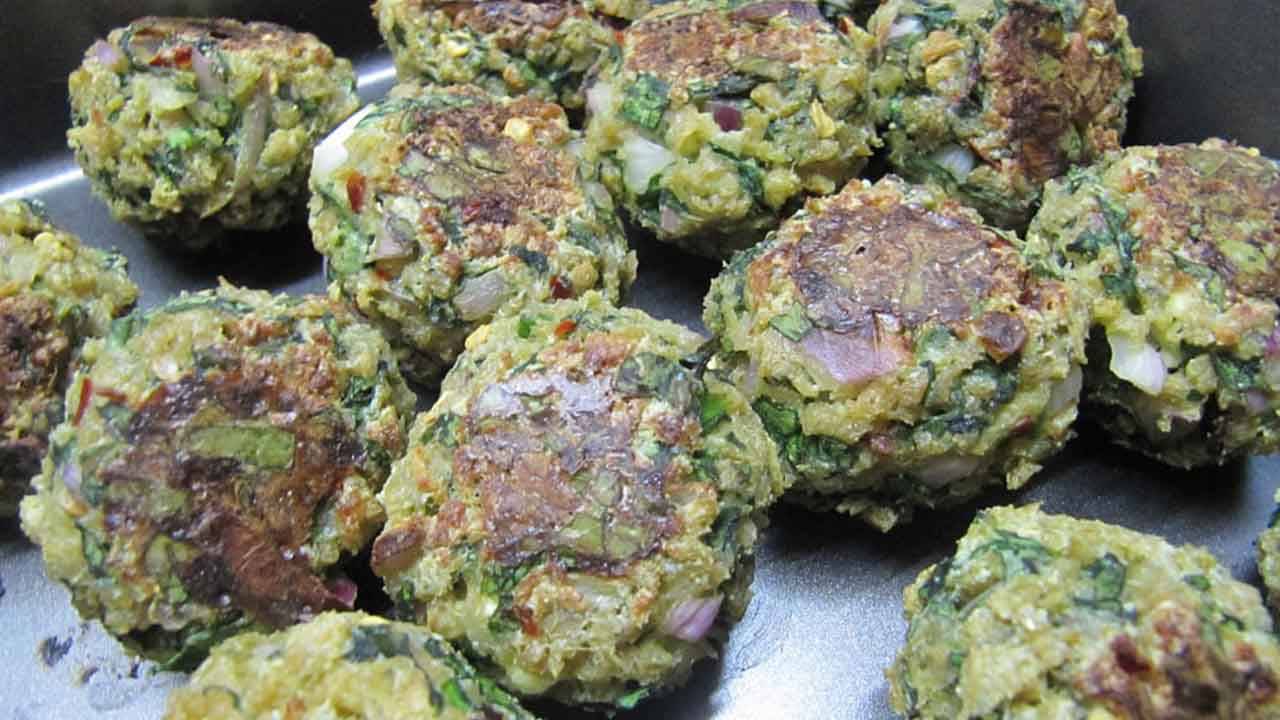 Polpette di spinaci al forno