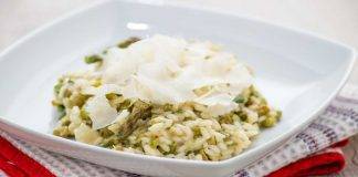 Risotto con asparagi e raspadura