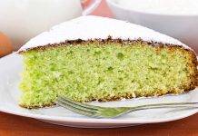 Torta al latte e menta