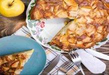 Torta di mele e carote senza burro