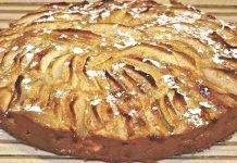 Torta di mele e yogurt senza grassi