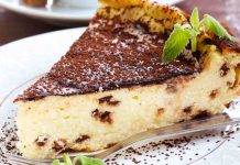 Torta di ricotta cremosa al cioccolato ed arancia - ricettasprint