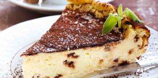 Torta di ricotta cremosa al cioccolato ed arancia - ricettasprint