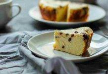 Torta golosa alla ricotta con gocce di cioccolato