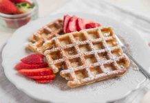 Waffle alla vaniglia