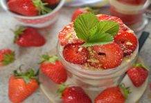 Zuppa inglese alle fragole