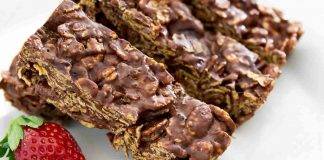 barrette al cioccolato e cornflakes - ricettasprint