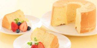 chiffon cake alle fragole