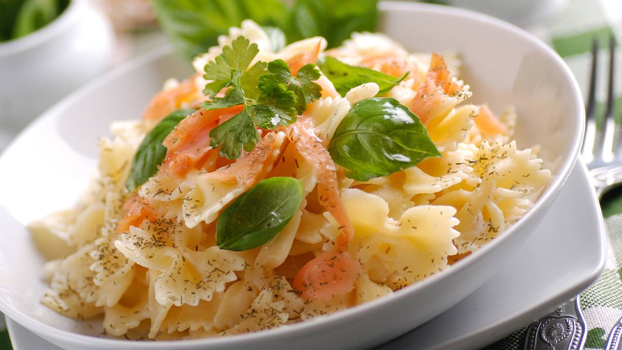 Farfalle al salmone