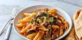 penne al sugo di funghi freschi - ricettasprint