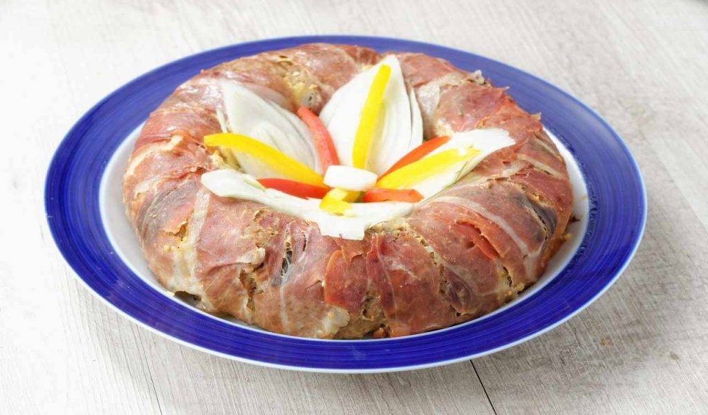 polpettone di ricotta in crosta di prosciutto crudo ricettasprint