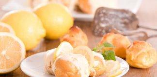 Profiteroles al limone e cioccolato bianco - ricettasprint