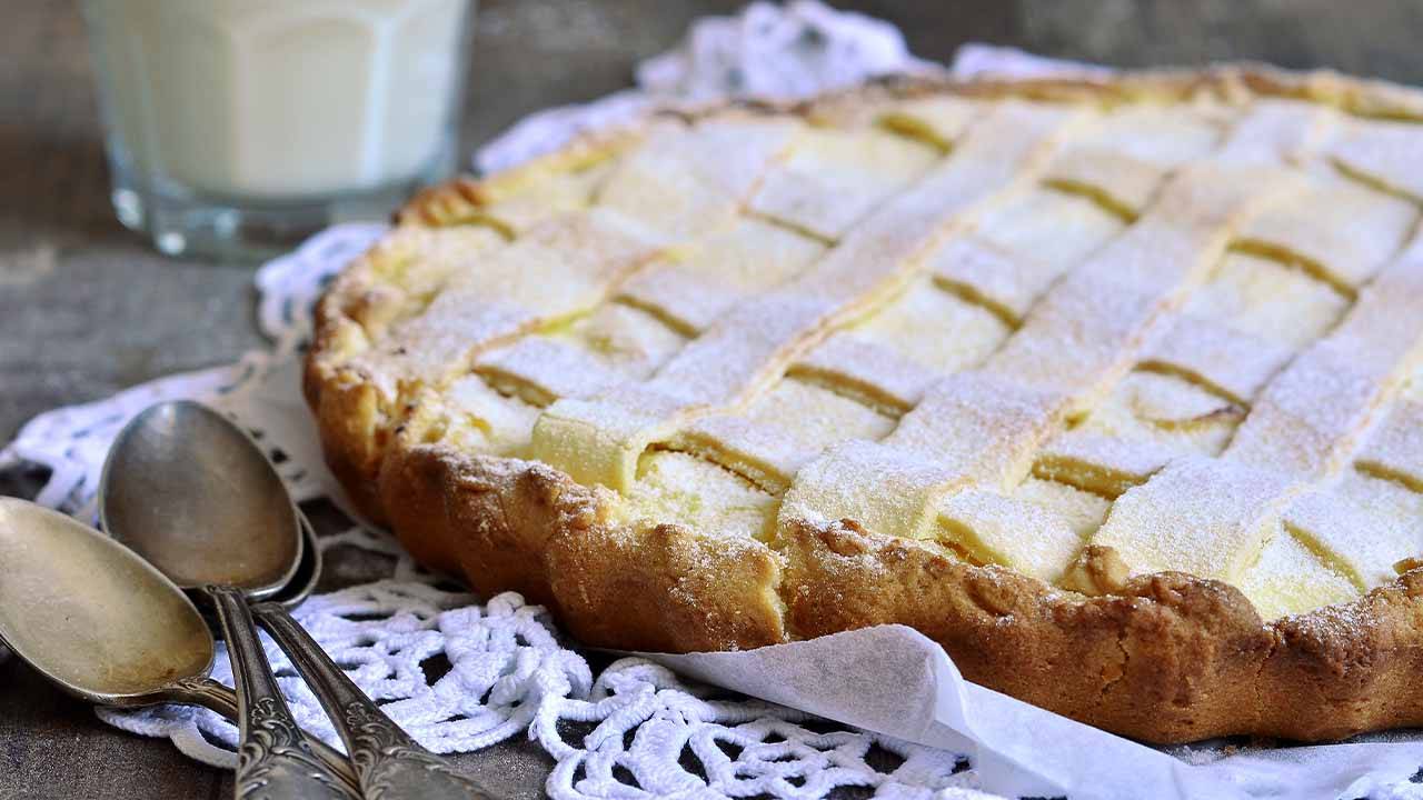 Crostata ricotta e cioccolato bianco