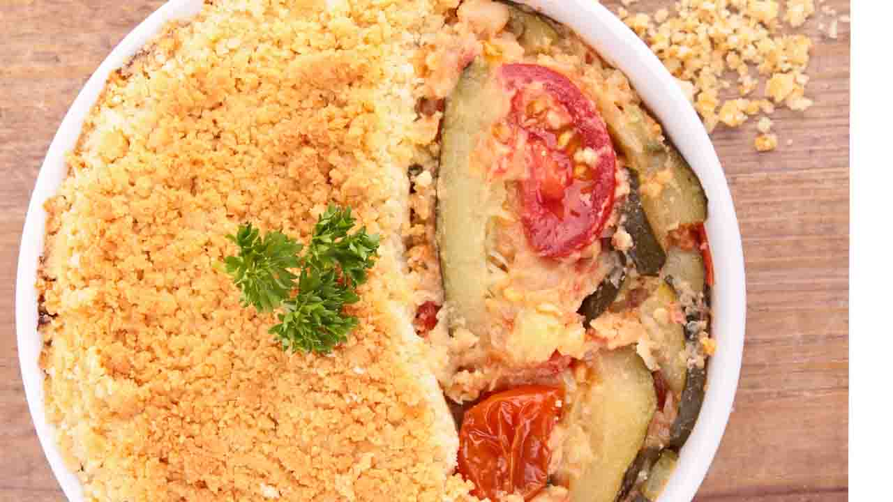 Crumble di zucchine