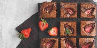 Brownies alle fragole FOTO ricettasprint