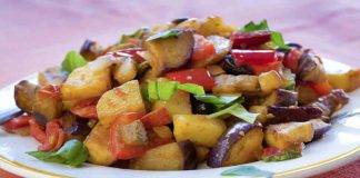 Caponata alla siciliana con patate