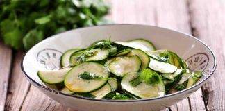 Carpaccio di zucchine con aceto balsamico