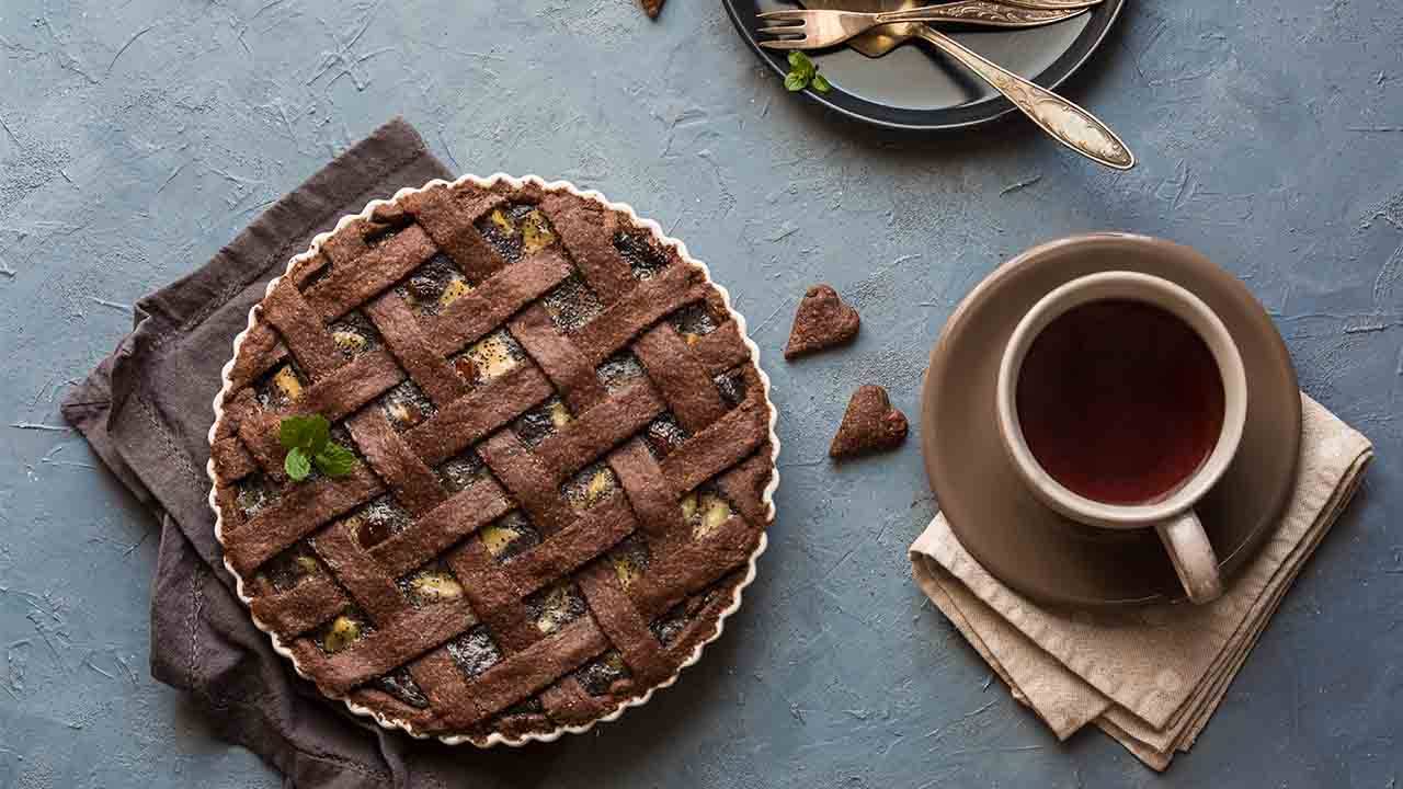 Crostata cremosa al cioccolato