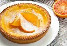 Crostata con crema all'arancia - ricettasprint