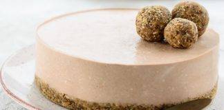 Torta vegana senza cottura al cioccolato e palline impasto - ricettasprint