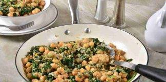 Curry vegan con ceci e spinaci FOTO ricettasprint