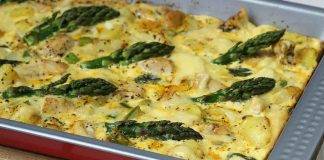 Frittata al forno con asparagi e ricotta - ricettasprint