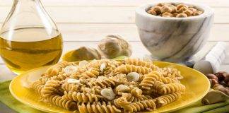 Fusilli con pesto di nocciole