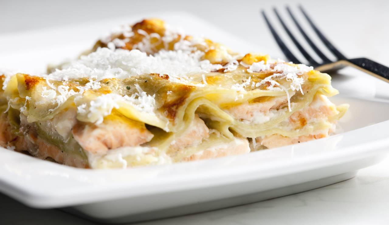 Lasagne al salmone e mascarpone ricettasprint
