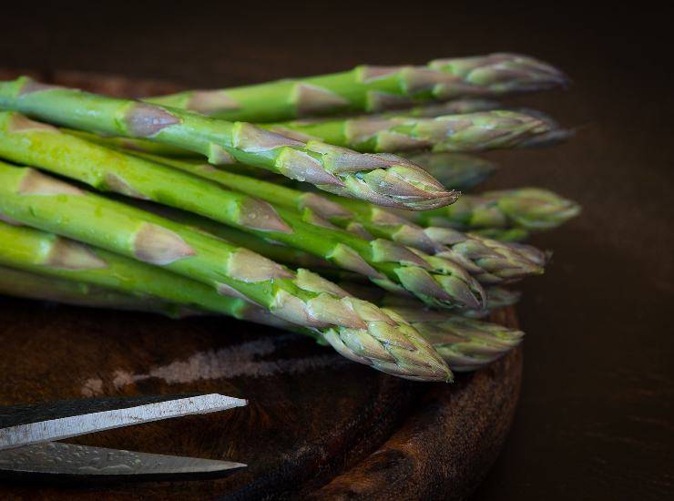 Mezzi rigatoni con vongole e crema d'asparagi - ricettasprint