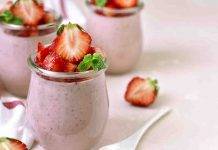 Mousse fredda alle fragole